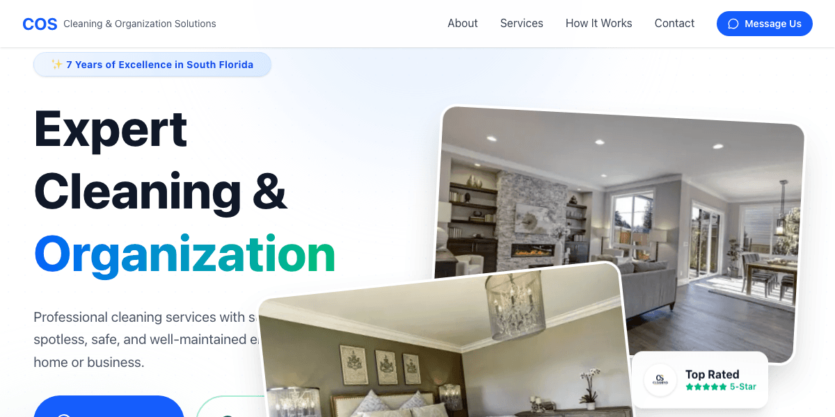 COS - Cleaning & Organization